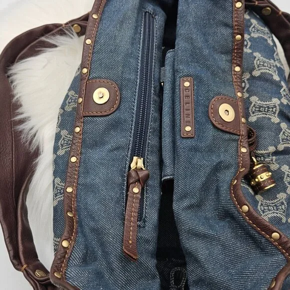 Céline Denim Hobo Shoulder Bag - Picture 14 of 17
